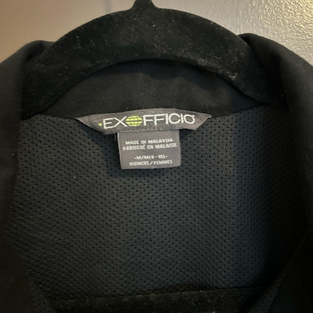 ExOfficio Women’s Black Utility Jacket | Size M | Like New - Picture 3 of 7
